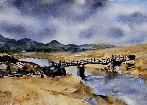 shore acre Kerry watercolour