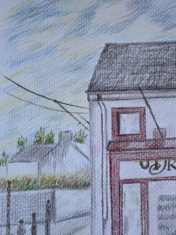 Sunlit corner of an Irish street. - Image 6