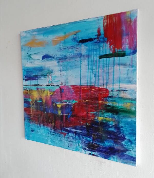 Dublin on My Wall - Poolbeg Chimneys (66cm) FRAMED - Image 5