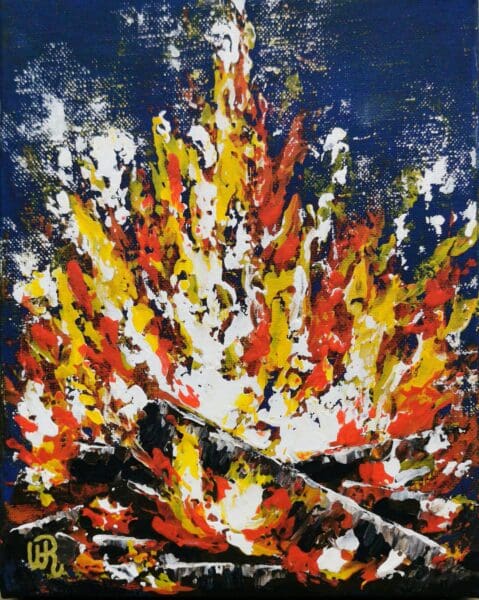 Abstract Flame by WR ImperfectArt
