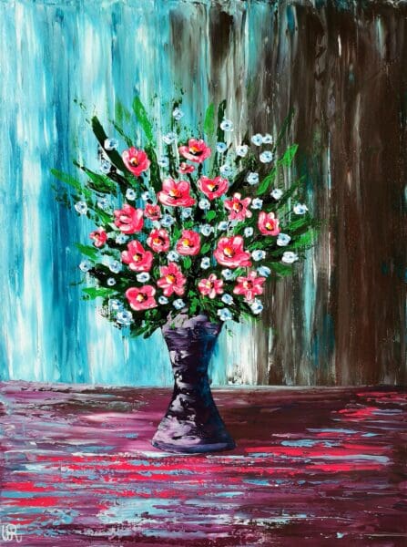 Pink Bouquet by WR ImperfectArt