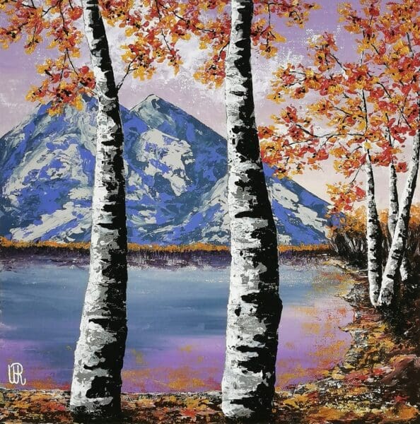 Birchtree Forest by WR ImperfectArt