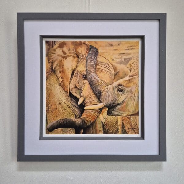 Little Elephants – Giclée Print - Image 2