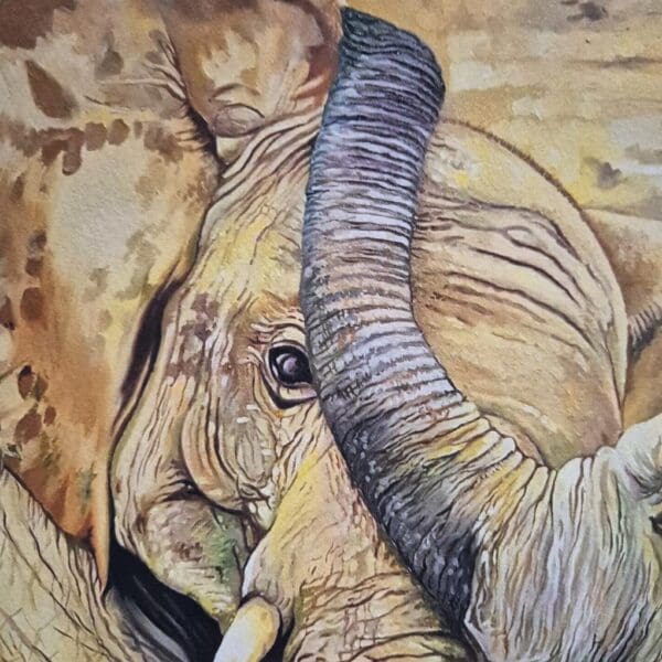 Little Elephants – Giclée Print - Image 6