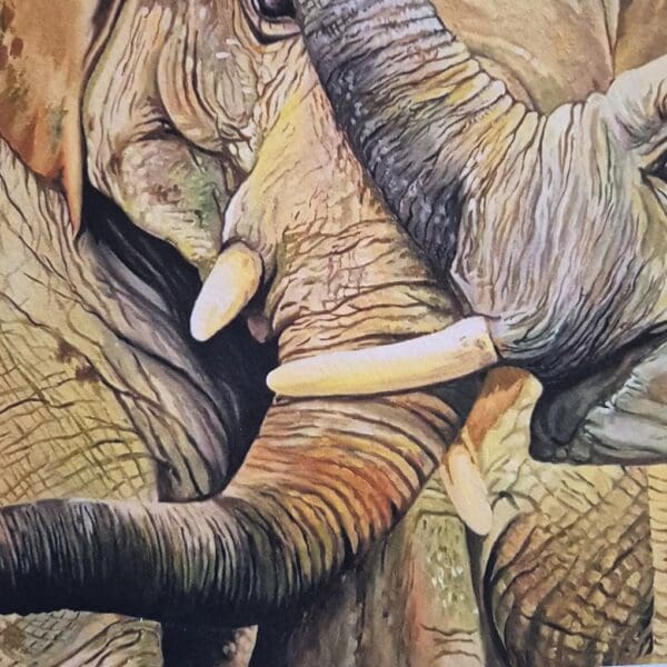 Little Elephants – Giclée Print - Image 7