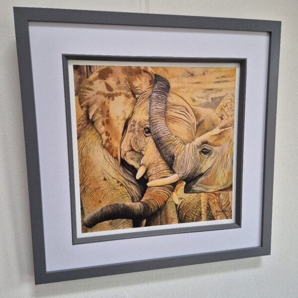 Little Elephants – Giclée Print - Image 10