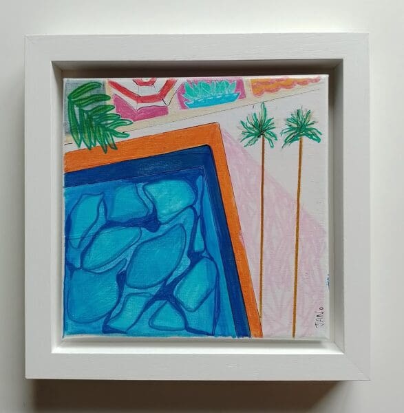 Poolside Vibes (29 cm) FRAMED