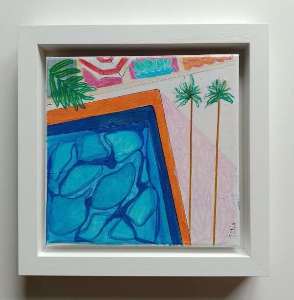 Poolside Vibes (26 cm) FRAMED