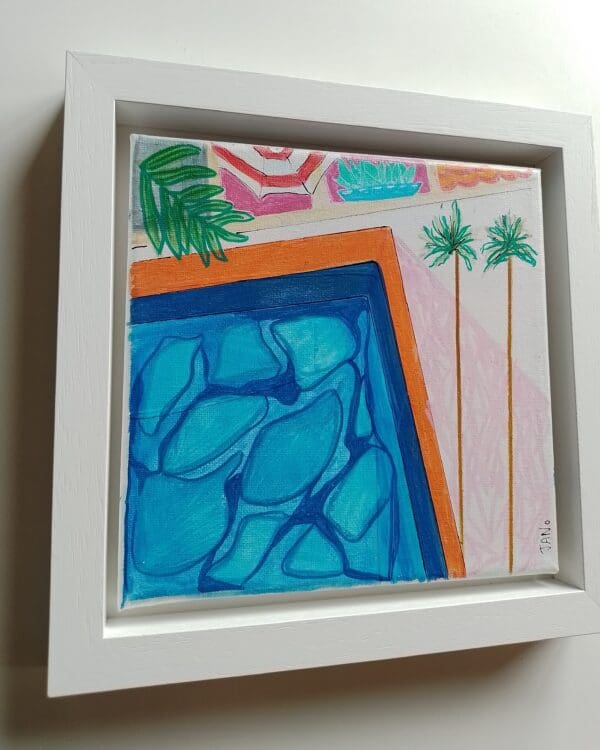 Poolside Vibes (26 cm) FRAMED - Image 4