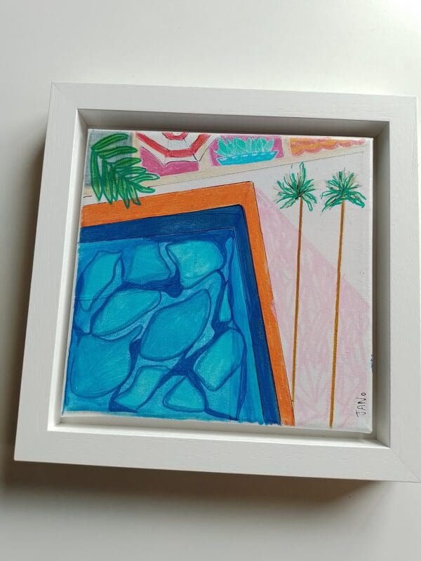 Poolside Vibes (26 cm) FRAMED - Image 2