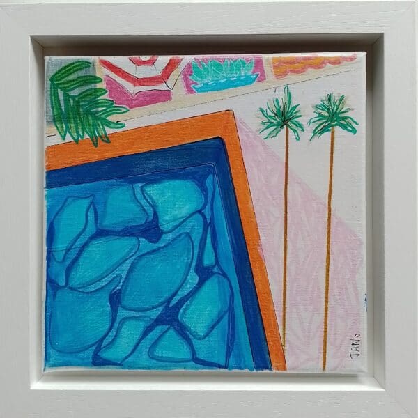 Poolside Vibes (26 cm) FRAMED - Image 6