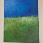 The green fields