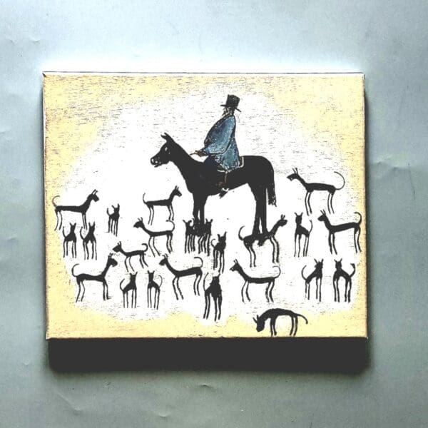 Portly Man and dogs