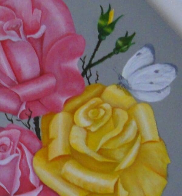 Pink and Yellow Roses. - Image 2