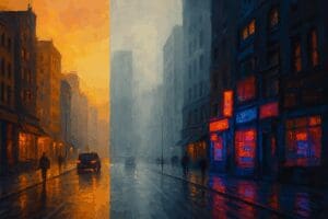 Color Theory in Cityscape painting : Creating Atmosphere