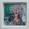 Big Floral Hair Day (26cm) FRAMED