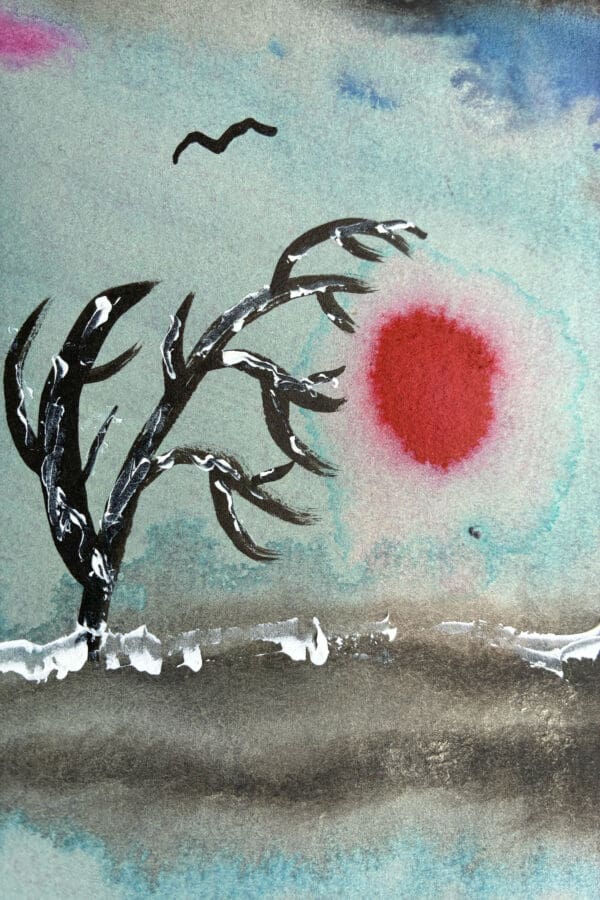 Monk's Winter Journey - SOLD - Image 5