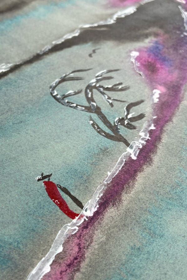 Monk's Winter Journey - SOLD - Image 4