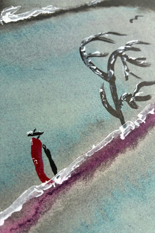 Monk's Winter Journey - SOLD - Image 3