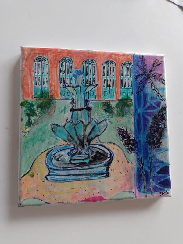 Fountain at Marlay Park (26cm) FRAMED - Image 10