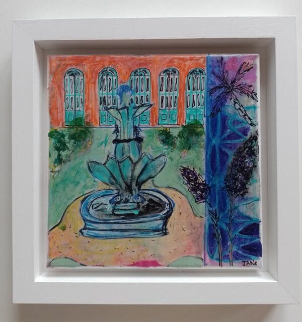 Fountain at Marlay Park (26cm) FRAMED - Image 3
