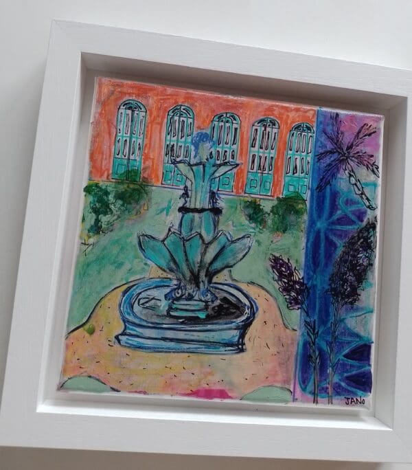 Fountain at Marlay Park (26cm) FRAMED - Image 4