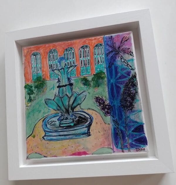 Fountain at Marlay Park (26cm) FRAMED - Image 5