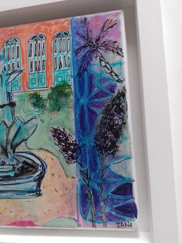 Fountain at Marlay Park (26cm) FRAMED - Image 7