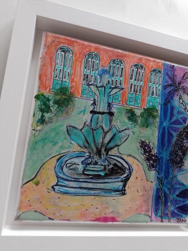 Fountain at Marlay Park (26cm) FRAMED - Image 6