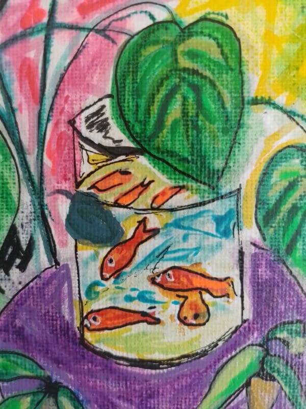 Goldfish (26cm) FRAMED - Image 5