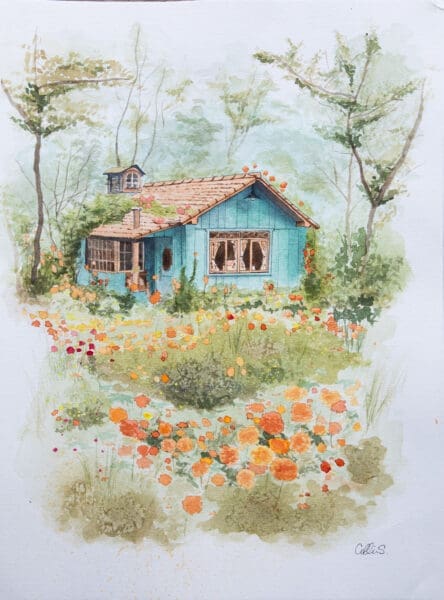 Forest House in Bloom