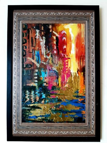 Golden Hour Street Scene