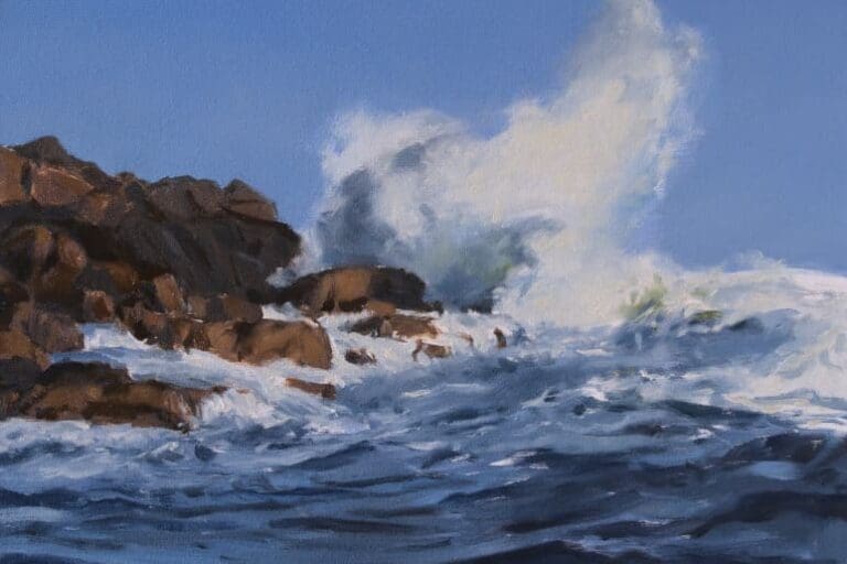 Irish landscape artist Donnchadh Mc Ginley
