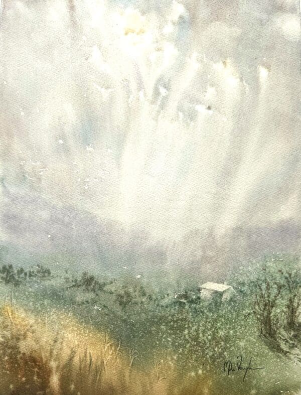 ''Hazy Fields'' - Giclee Fine Art Print