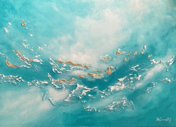 Turquoise splash