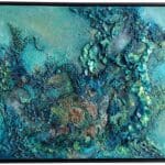 Large mixed media original wall art