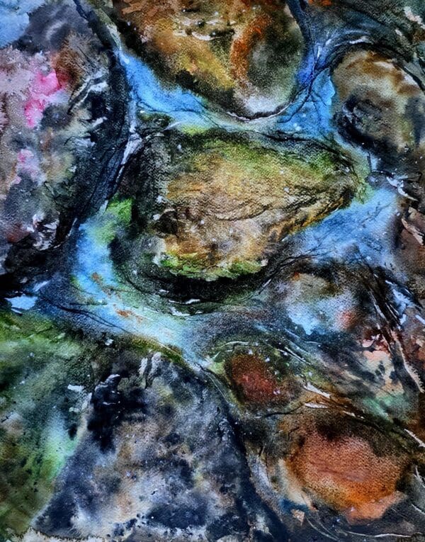 rock dilemma watercolour - Image 2