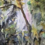 powerscourt is melting watercolour