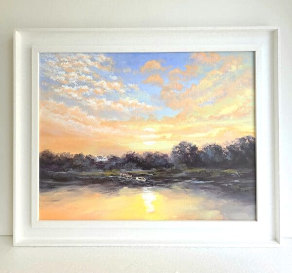 Twilight - Tranquil Sunset Art
