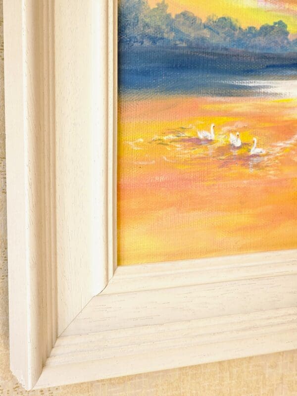 SUNSET SWAN ART - LAKE OF DREAMS - Image 3