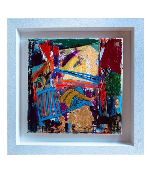 The Girl with The golden legs (29cm) Framed