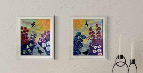 Florals 50 and 51. Fantasy series.