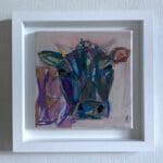 Geometric Cow (29cm) Framed