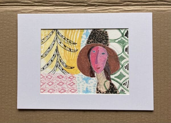 Modigliani in Pink (Mounted) - Image 3