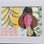 Modigliani in Pink (Mounted)