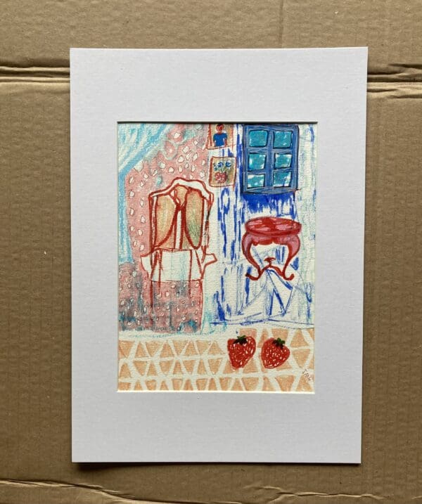 Strawberry Style A4 (Mounted) - Image 3