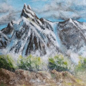 Mountains in snow