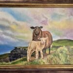 Lamb and Sheep at Cliffs of Moher