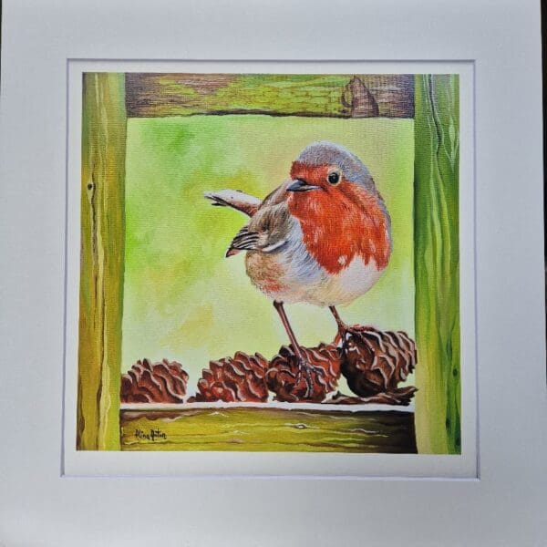 A Visit from a Friend | Giclée Print | Framed