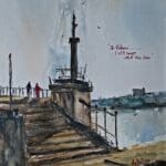 Paris j'adore watercolour